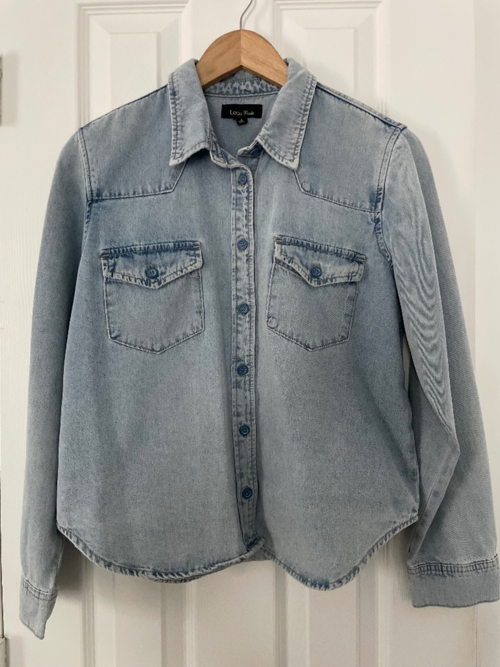 Lea and Viola Denim Western Shirt
